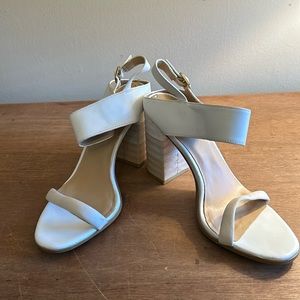 Aldo white strappy sandals